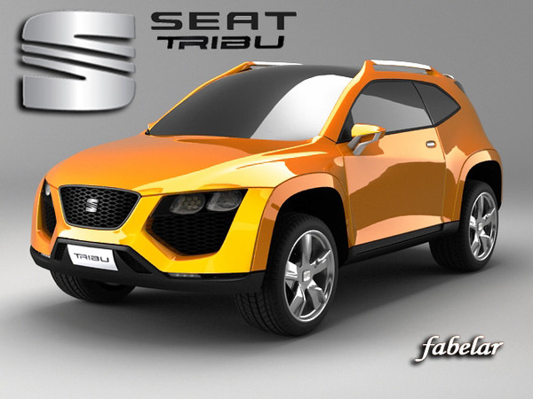 seat tribù concept suv 3d model - Seat Tribù concept by fabelar